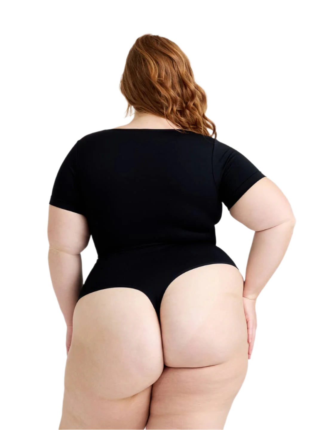 Body z kwadratowym dekoltem i stringami