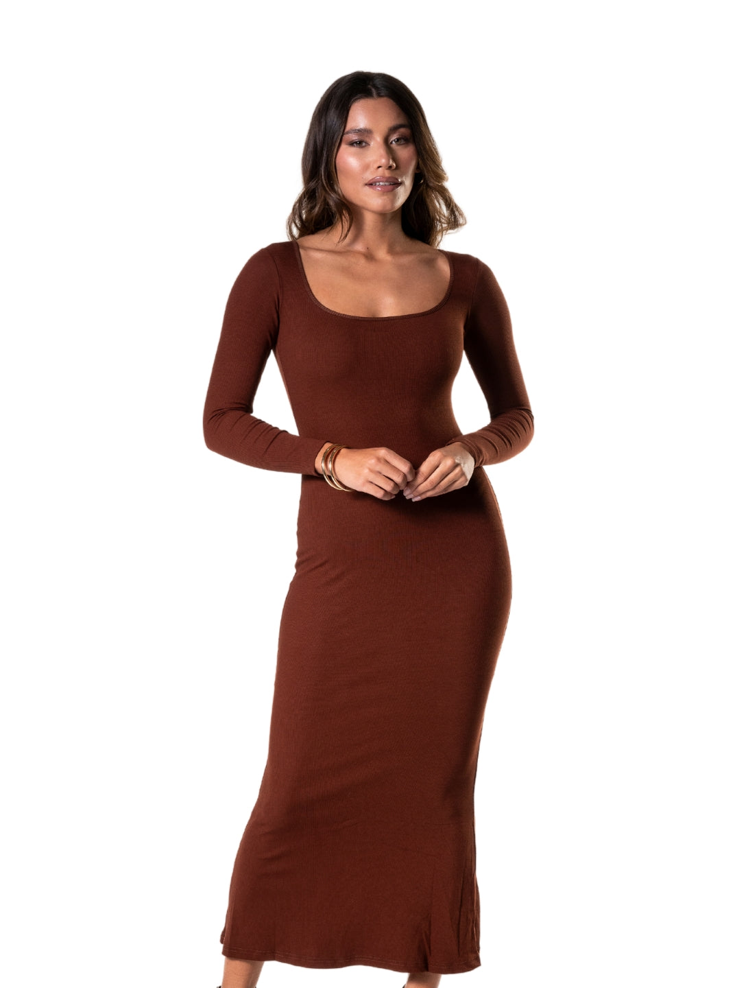 Sukienka z rękawem z modelującym body