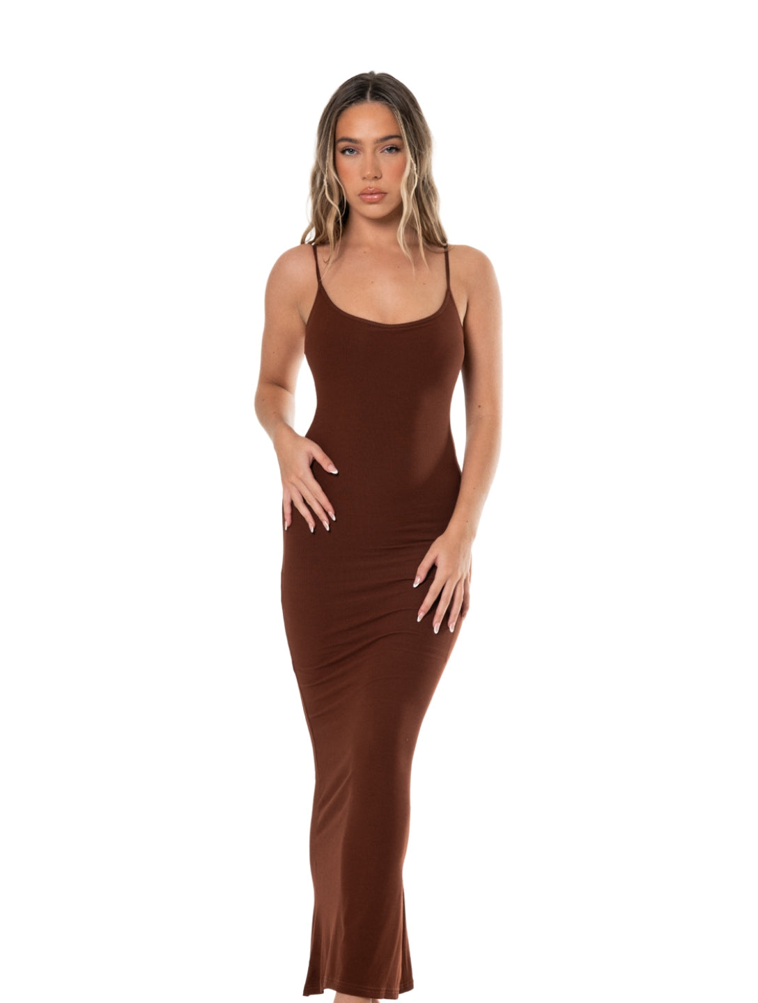 Sukienka Maxi z modelującym Efektem