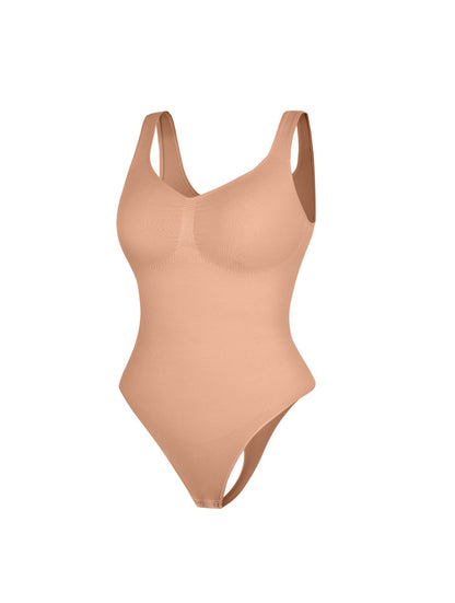 Bezszwowe Body Modelujące z Stringami