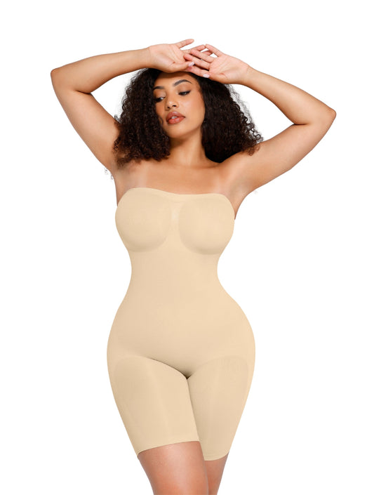 Body Modelujący Bez Ramiączek