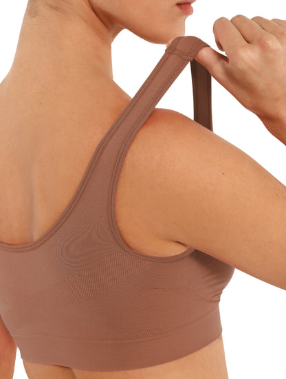 Biustonosz z szerokimi ramiączkami