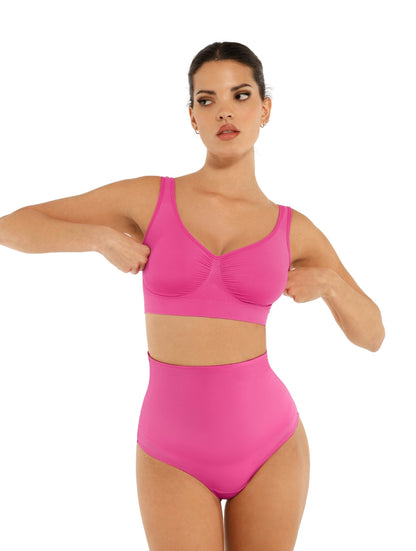 Biustonosz z szerokimi ramiączkami