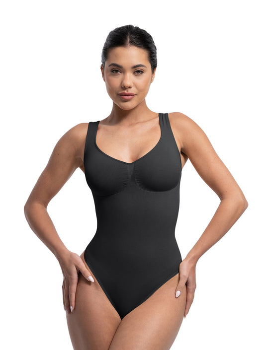 Bezszwowe Body Modelujące z Stringami