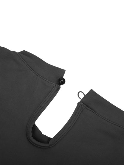 Bodysuit bez rękawów z wysokim dekoltem