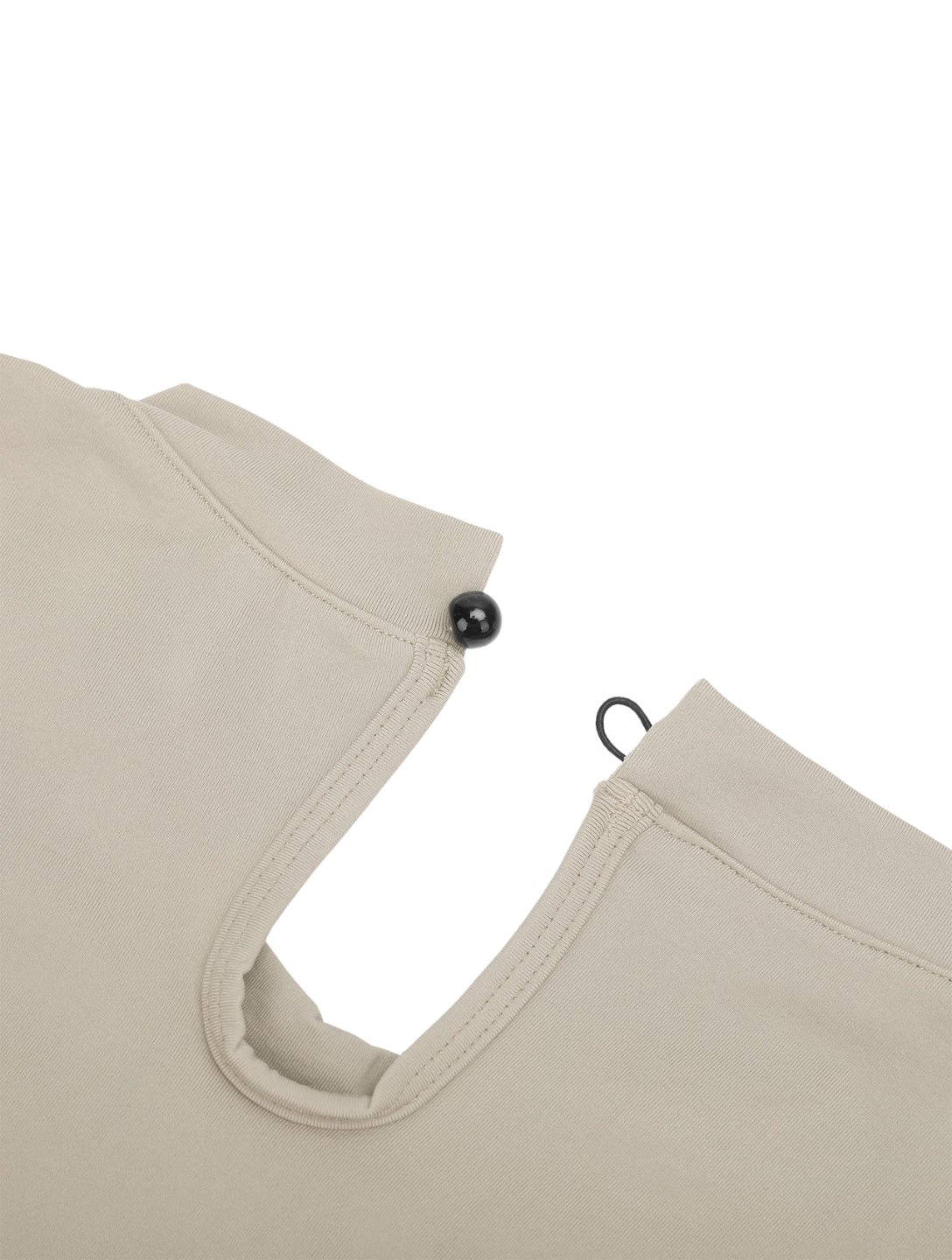 Bodysuit bez rękawów z wysokim dekoltem