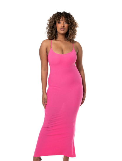 Sukienka Maxi z modelującym Efektem